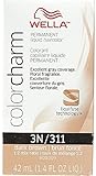 Wella Color Charm Liquid Haircolor 3n/311 Dark Brown, 1.4 oz (Pack of 5)