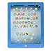 SMTSMT Child Touch Type Computer Tablet English Learning Study Machine Toy-Blue