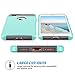 iPhone 7 Plus Case, ULAK Knox Armor Slim [Dual Layer] Protection [Scratch Resistant] Hard Back Cover [Shock Absorbent] TPU Bumper Case for Apple iPhone 7 Plus [5.5 inch]-Mint Green/Grey
