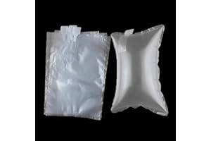 100 Pack with Hand Pump AIR PAKPRO 9.8"X15.7" Clear Plastic Inflatable Air Packaging Bags Air Pillows Air Cushions Buffer Bags Void Fill Cushioning for Shipping and Packaging