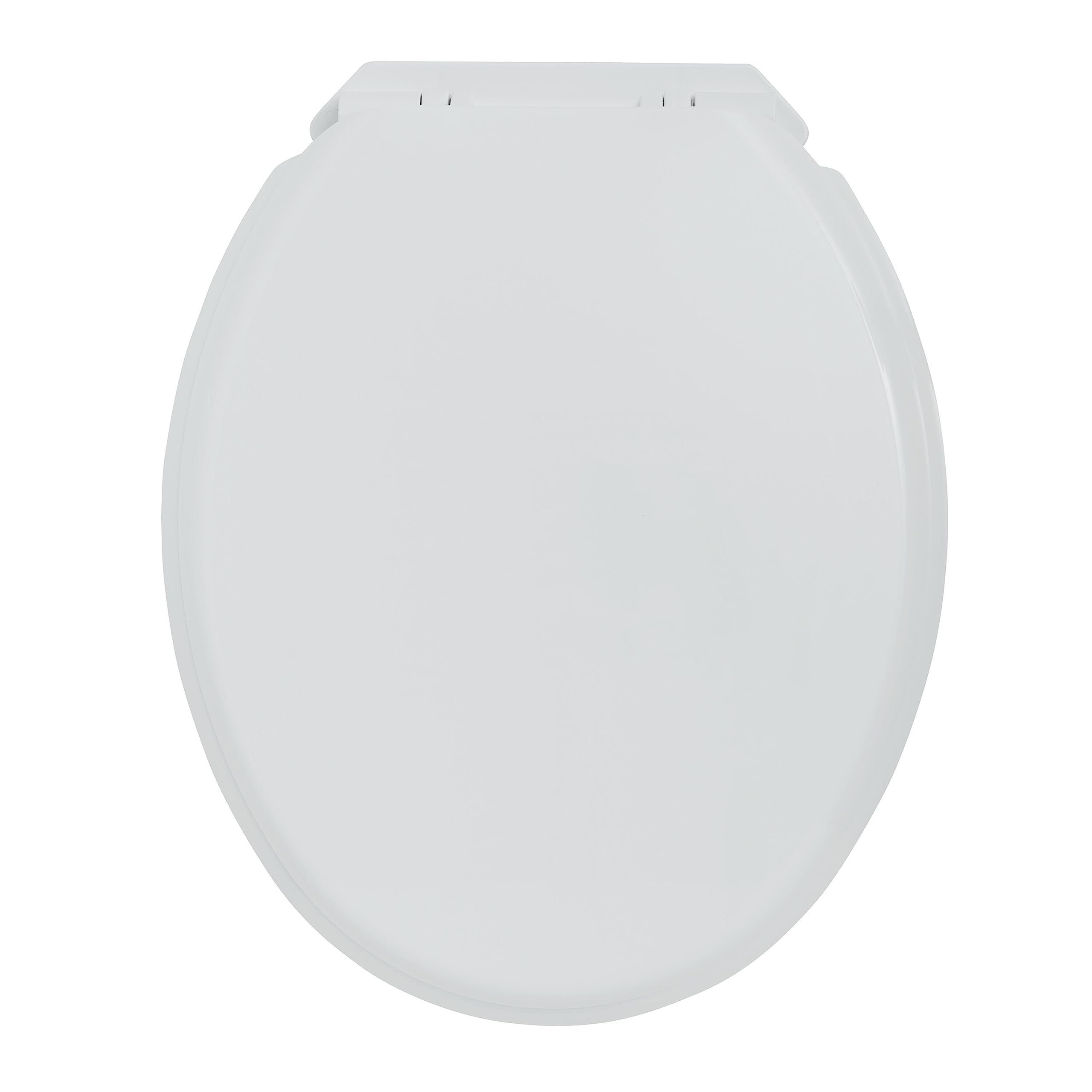 Wirquin 20718747 First Universal Shape Thermoplastic Toilet Seat, Bottom Fix, Soft Close