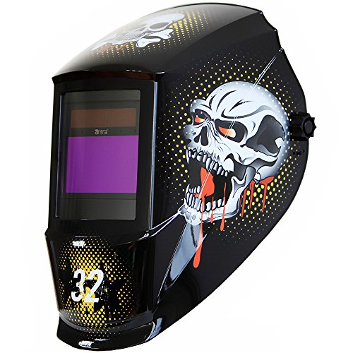 Antra Welding Helmet AH73607321 Auto Darkening, Dual Power Solar+