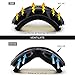 JULI OTG Ski Goggles-Over Glasses Ski / Snowboard Goggles for Men, Women & Youth - 100% UV Protection Anti-fog Dual Lens(Black Frame+83%VLT Clear Len)