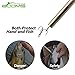 Booms Fishing R2 Hook Remover Stainless Steel Nickel Plated Squeeze-Out Fish Hook Tools 6.7 Inches