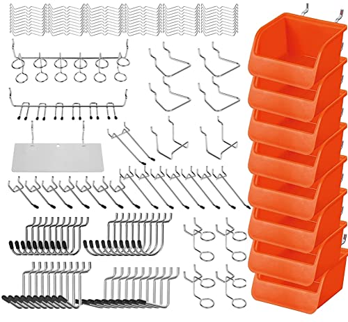 HORUSDY Pegboard Hooks Assortment, Pegboard
