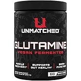 Unmatched Vegan Fermented Glutamine | Plant-Based Fermentation | High Purity, Allergen Free | Muscle Recovery, Gut & Immune Support | 60 Servings (Unflavored)