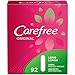 Carefree Original Thin Panty Liners, Daily Protection, Long, 92 Count (Pack of 1)