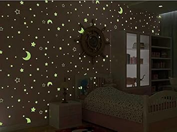 Wandtapete 3d Wallpaper Sterne Fluoreszierende Leuchtende Tapeten Schlafzimmer Fur Kinder Vlies Tuch Pink Amazon De Kuche Haushalt