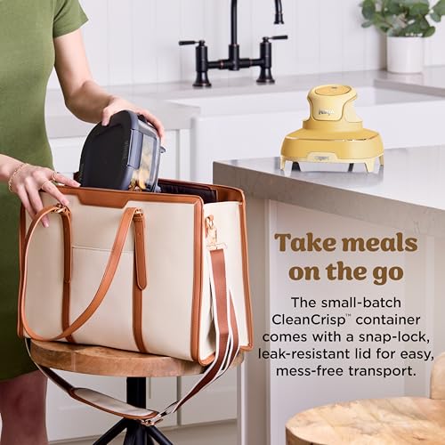 Ninjas | Freidora de aire | Sistema de cocción portátil Crispi 4 en 1 | Recipientes de vidrio de 4 cuartos y 6 tazas, platos para verduras y tapas de almacenamiento incluidos | Apto para microondas, congelador y lavavajillas | Broche de jengibre | FN101GD Ninjas | Freidora de aire | Sistema de cocción portátil Crispi 4 en 1 | Recipientes de vidrio de 4 cuartos y 6 tazas, platos para verduras y tapas de almacenamiento incluidos | Apto para microondas, congelador y lavavajillas | Broche de jengibre | FN101GD