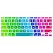Kuzy - Newest Rainbow Keyboard Cover Silicone Skin for MacBook Pro 13