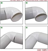 Kair Plastic Ducting Pipe 100mm to 350mm Short Length Rigid Duct Channel view 4