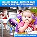 Hellika Teething Mitten for Infants - Teething Mitt for Babies - Teether Mitten BPA Free - Teething Toys for Boys | Girls - Teething Glove with Silicone Clip