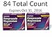 Gericare OMEPRAZOLE 42 (2 pack)Delayed-Release Tablets 20 mg Acid Reducer (6 - 14 day courses of Treatment)