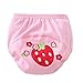 Losorn Baby Boys Girls 4 Pack Cute Potty Training Pants Reusable(90 girl)