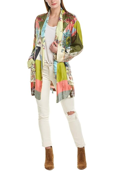 johnny was silk kimono dress