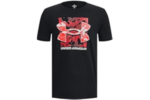 Under Armour Boys Box Logo Camo Short Sleeve T Shirt