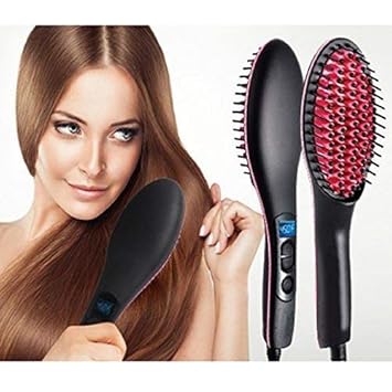 smart brush hair straightener