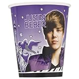 ShindigZ 9 oz Cups 8-Pack - Justin Bieber