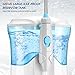 Water Flosser, ELLESYE FDA Approved 600ml Capacity Dental Oral Irrigator with 9 Multifunctional Jet Tips for Family Use, Leak-Proof Quiet Design (50db) Dental Flosser, 10 Stepless Pressure Settings