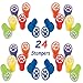 4E's Novelty Paw Print Party Favor Set, 24 Rubber Bracelets, 24 Stamps - Paw Print Party Favors Supplies, Great Party Favor, Gift, Goody Bag Stuffer For Kids