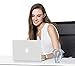 Mosiso Plastic Hard Case Cover Only for MacBook Pro 13 Inch with Retina Display No CD-ROM (A1502/A1425, Version 2015/2014/2013/end 2012), White