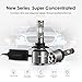 Auxbeam LED Headlights F-T1 Series 9005 Led Headlight Bulbs with 2Pcs of Led Conversion Kits 70W 7000lm Philips Led Fog Lights with Temperature Control