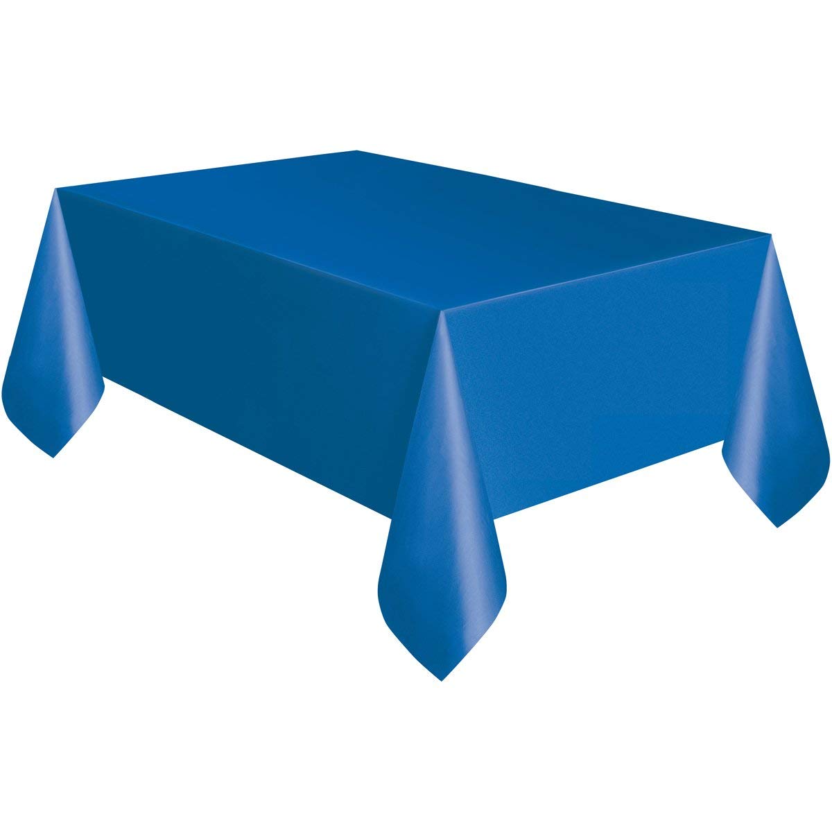 Solid Royal Blue Rectangular Plastic Table Cover (137cm x 274cm) 1 Count - Elegant & Durable Tablecloth for Parties, Events, and Home Use โ image 1