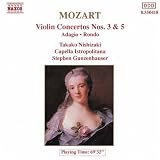 VIOLIN CONCERTI 3 AND 5 / RONDO / ADAGIO           image