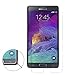 (2 Pack) Galaxy Note 4 Screen Protector,J2CC Samsung Galaxy Note 4 Tempered Glass Screen Protector,0.26mm 9H Hardness 2.5D Curved Edge,Featuring Ultra Clear, Anti-Scratch,Bubble Free,