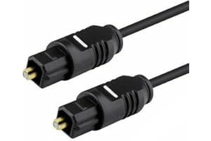 Vultic Optical Digital Audio Cable (50ft) - Toslink to Toslink M/M Slim Fiber Optic Gold Plated Cord Cable for Home Theater, 