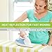 Petask Ironing Board Cover and Pad, Silicone Coated Resists Scorching and Staining Ironing Board Pads with Elastic Edges, 15