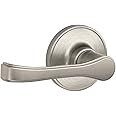 SCHLAGE Dexter Hall & Closet Lever - Torino Design In Satin Stainless Steel