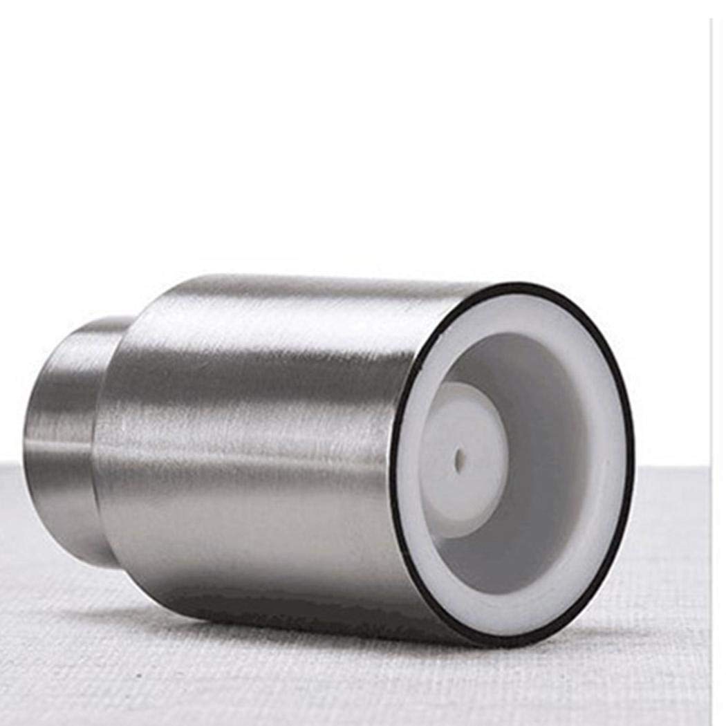 Zuionk Multifunktionale Edelstahlpresse Wine Stopper Beer Champagne Vacuum Plug Korken
