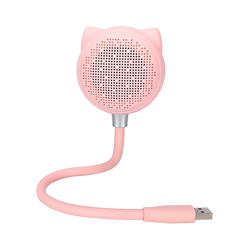 KuDiff Desk Lamp with USB Charging Port Built in Bluetooth Speaker Touch Sensitive Dimmable Brightness & 2 Color Mode, Creative Reading Lamp with Bluetooth Music Night Light Flexible USB Goose Neck