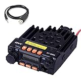 QYT KT8900 Dual Band Mobile Transceiver VHF/UHF 136-174/400-480MHz 25/20W Mini Car Radio Amateur (Ham) Radio, with Programming Cable & Software