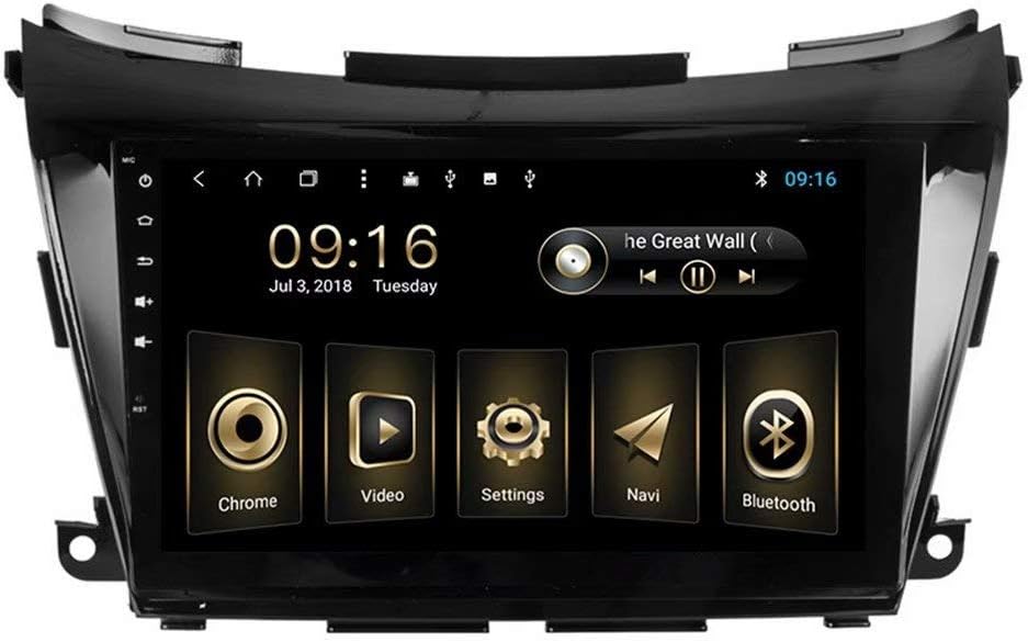 TOPNAVI 10.1Inch Head Unit for Nissan Murano 2015 2016 2017 Android 8.1 Car Stereo Radio GPS Navigation with 32GB ROM 2GB RAM WiFi 3G RDS Mirror Link FM AM Bluetooth Audio Video