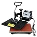 F2C Professional Swing Away 360-degree Rotation Digital Heat Transfer Sublimation T-Shirt Heat Press Machine for T Shirt Black