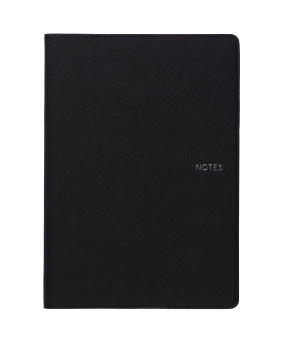 Collins - Metropolitan Melbourne A5 Plain Notebook - Black