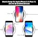 Fast Wireless Chargers, HAISSKY Fast Charge for Samsung Galaxy S9 Note 8/5 S8 S7, Ultra-Thin Qi Wireless Charging Pad Stand for All Qi-Enabled Devices