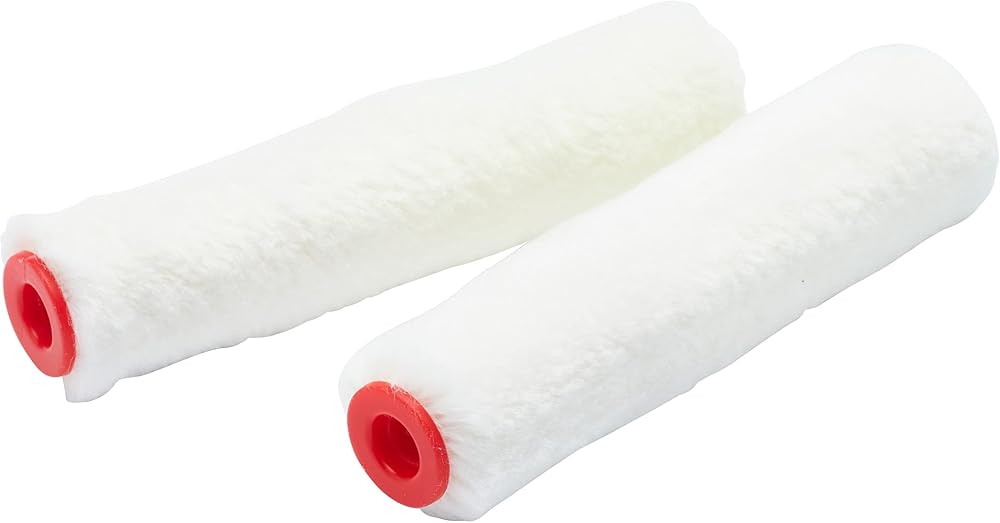 ProDec 2 Pack 4in Gloss Mohair Mini Paint Rollers for Smooth Finish