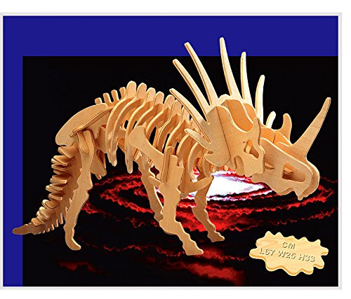 Wooden 3D Styracosaurus Puzzle/Large Dinosaur Puzzle