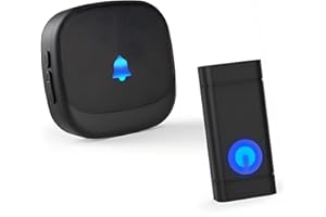 Wireless Doorbell Classroom Doorbell for Teachers Waterproof Doorbell Button 1000Ft Range 130dB Adjustable Volume 58 Chimes f