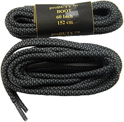 proDUTY™ Heavy Duty Round Herringbone Style Boot Shoelaces - 1 Pair Pack