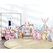 Me Too Angela Smiling Bunny Stuffed Rabbit Dolls Toys Pink 12''+Gift Bag …