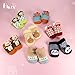 Haley Clothes Newborn Baby Anti-Slip Socks Toddler Non-Skid Socks for Kids (7 Pairs/Box Baby Boys Infant Socks Gift Set), Size L (fits for 6-12 Months)