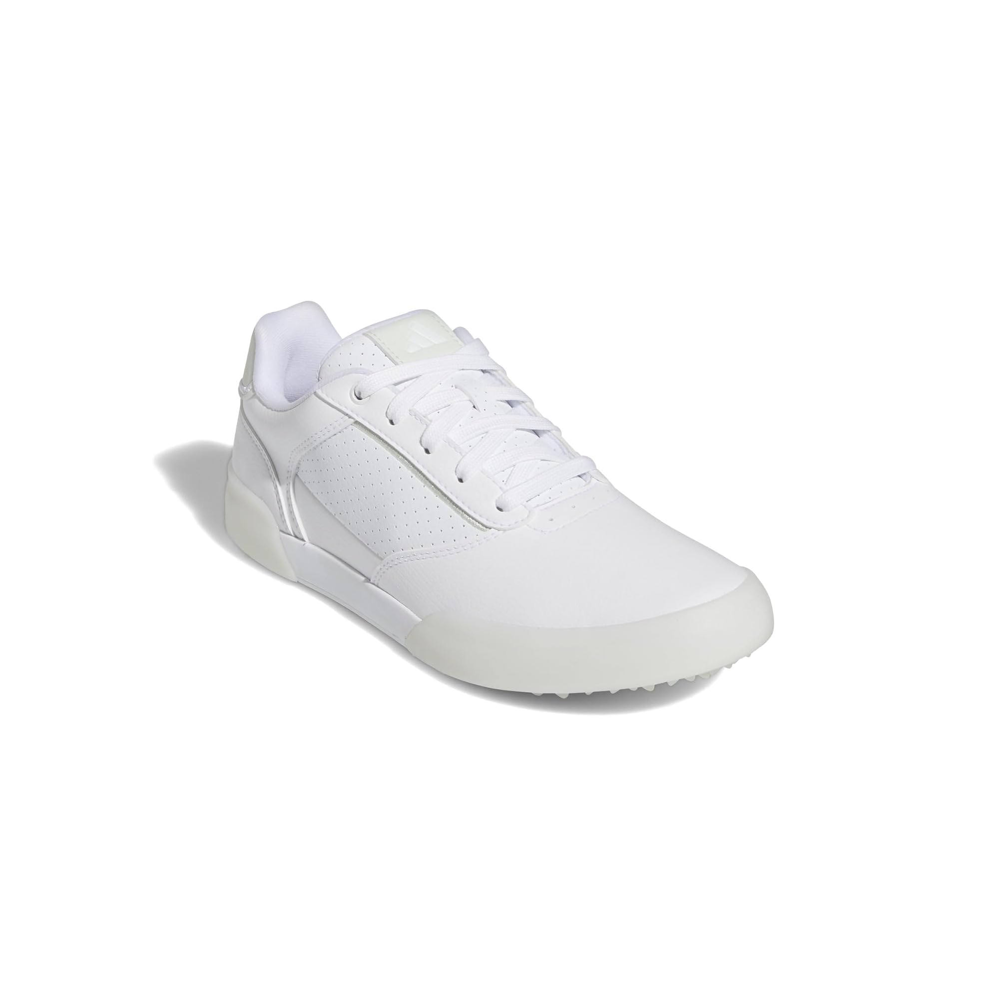 adidas Women’s Retrocross Spikeless Golf Shoes, Footwear White/Crystal Jade/Off White, 11