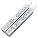 Yoption Sealing Wax Sticks with Wicks Antique Fire Manuscript Sealing Wax for Wax Seal Stamp (Silver)