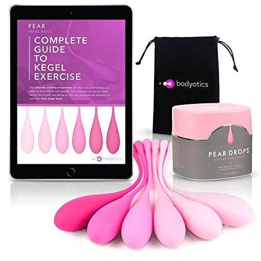 Deluxe-Kegel-Weighted-Exercise-Balls-Pelvic-Floor-Tightening-Strengthen-Bladder-Control-Prevent-Prolapse-Set-of-6-for-Beginners-to-Advanced-with-Free-E-Book