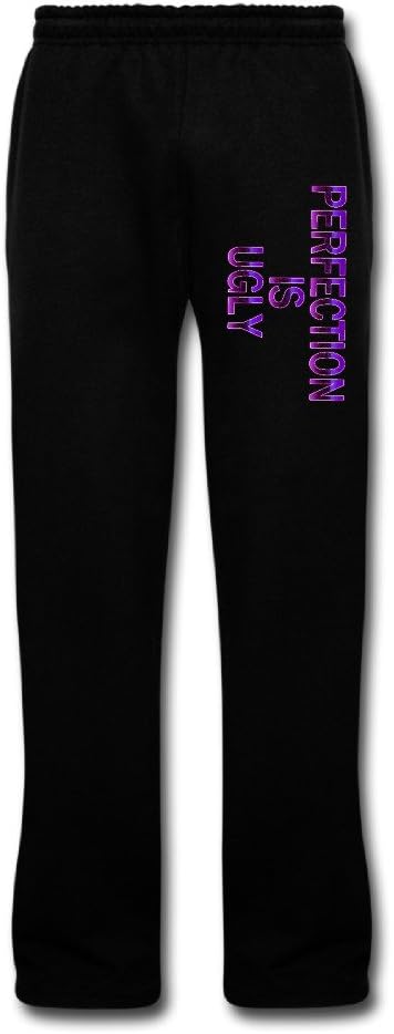 Show Time Men's Perfection Is Ugly Athletics Training Running Pants Black