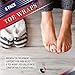 Broken Toe Wraps Toe Tape - Toe Bandages to Align and Straighten Toes. Idea Toe Splint for Bent or Crooked Hammer Toes, Fractures or Injuries. Doubles as Toe Separator & Toe Straightener